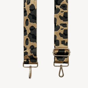 Gold & Grey Leopard Strap