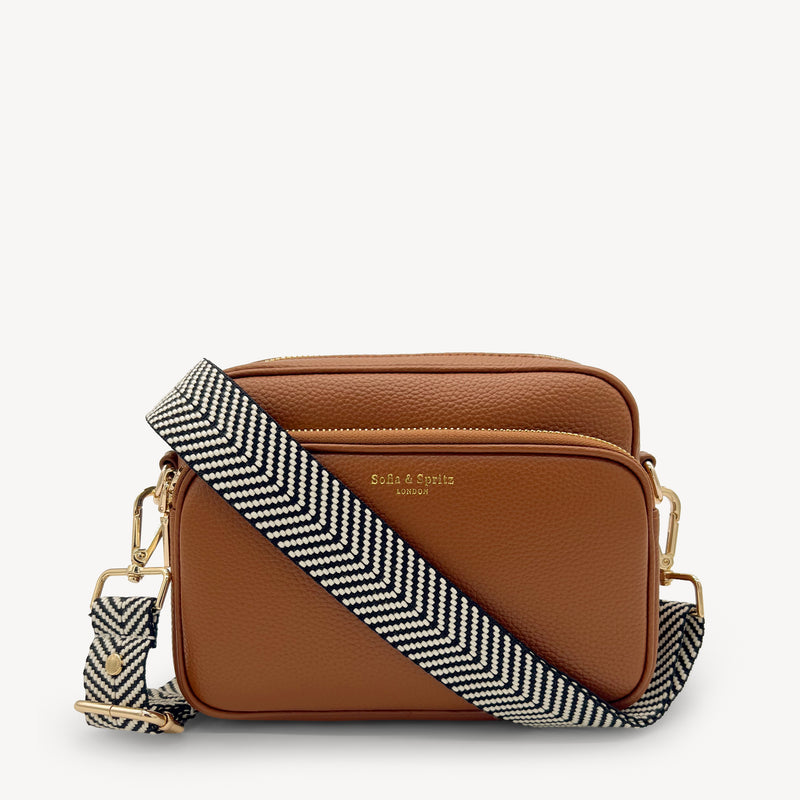 Black & White Chevron Strap