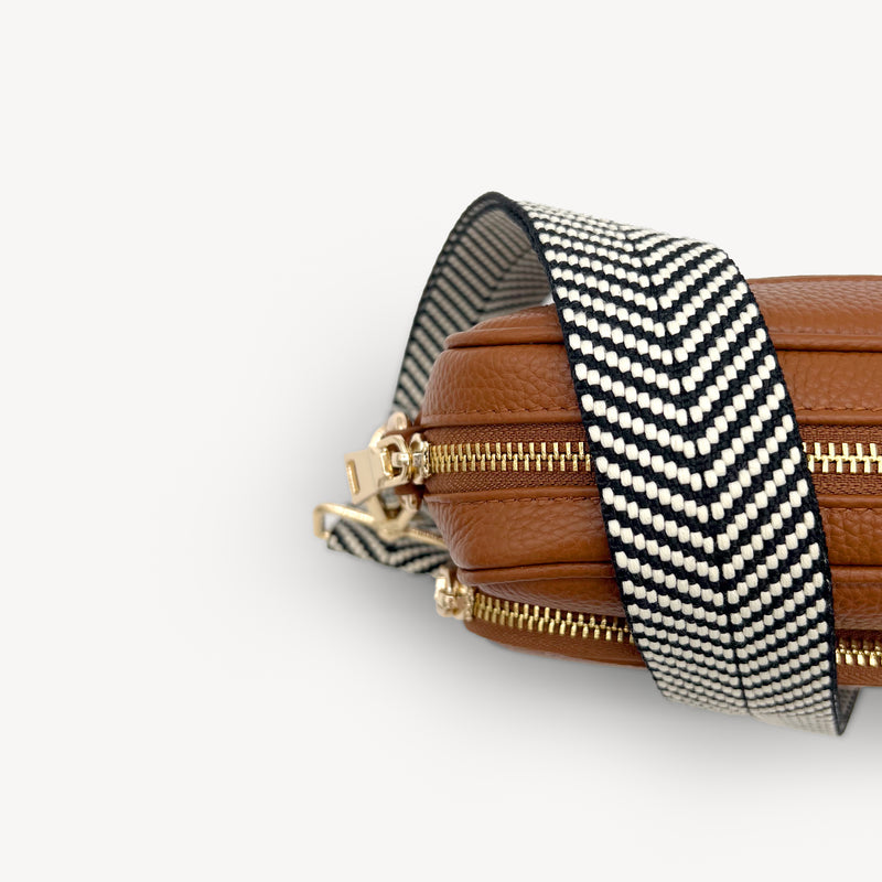 Black & White Chevron Strap