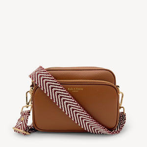 Burgundy & White Chevron Strap thumbnail-image-29