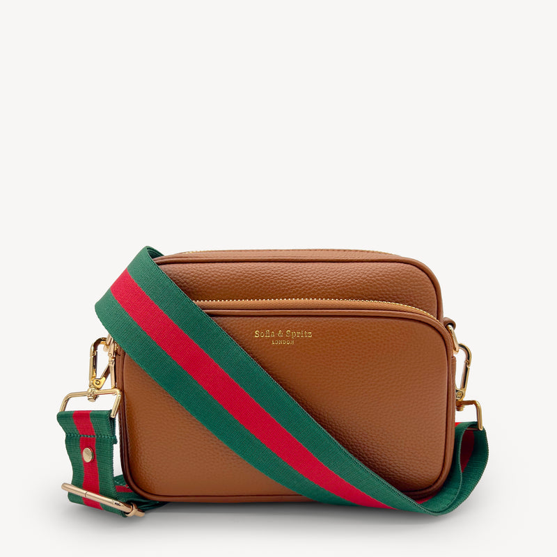 Green & Red Stripe Strap