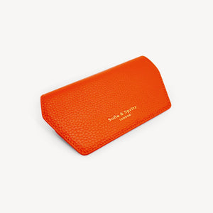 Slim Leather Glasses Case - Orange thumbnail-image-6