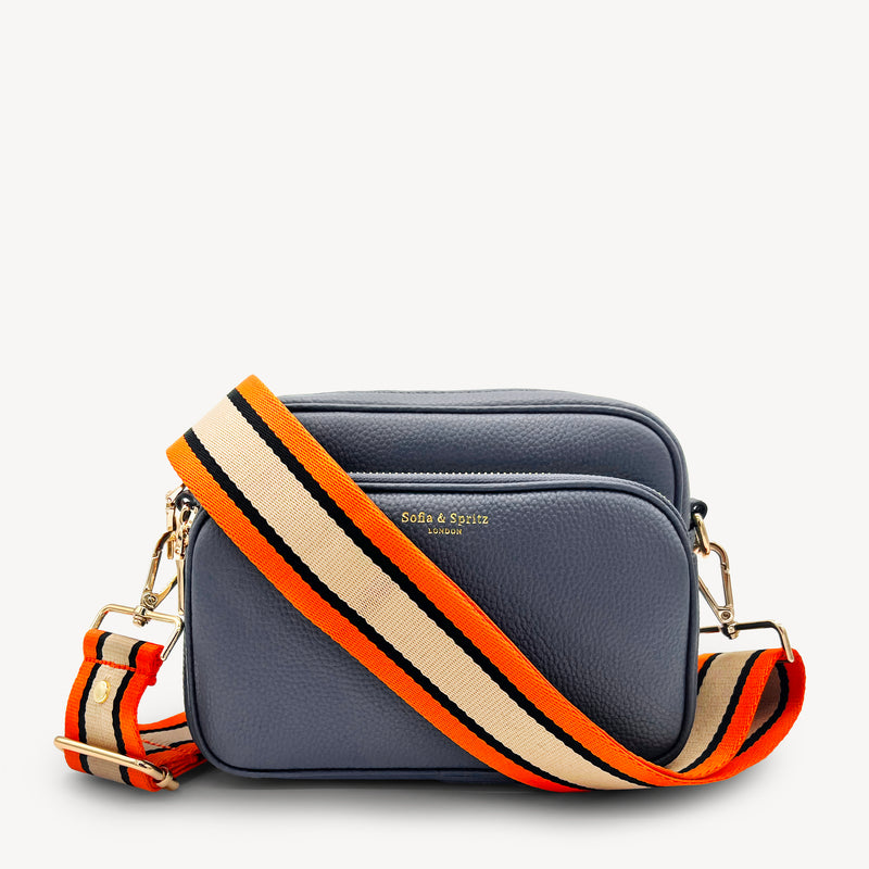 Orange, Tan & Black Stripe Strap