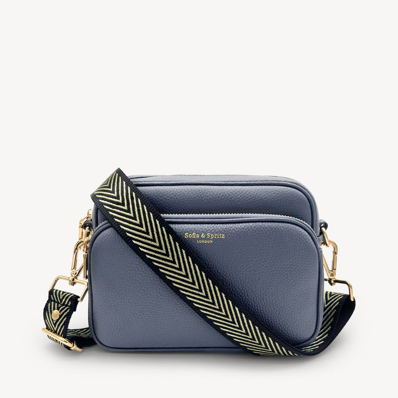 Black & Gold Chevron Strap