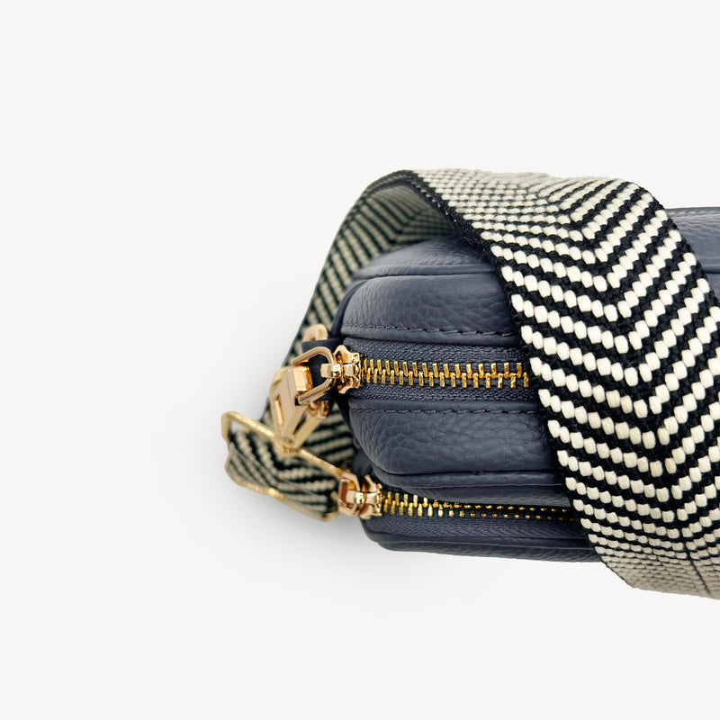 Black & White Chevron Strap