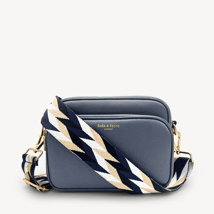 Alba Crossbody Bag - Shadow Blue