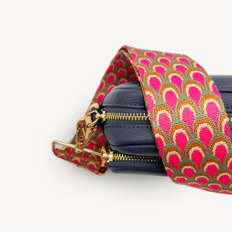 Pink Peacock Strap