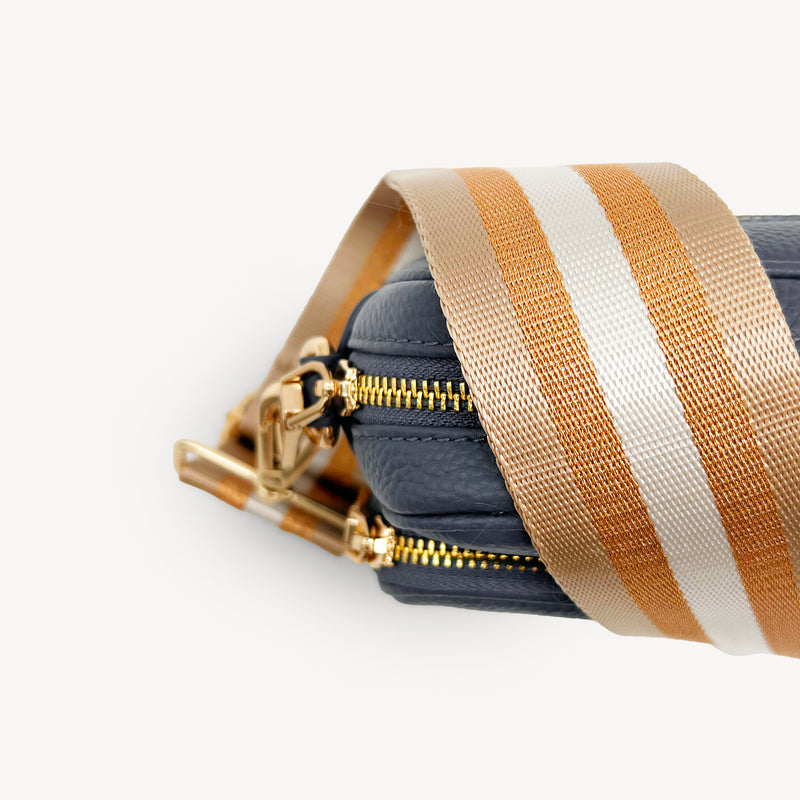 Champagne & Rose Gold Stripe Strap