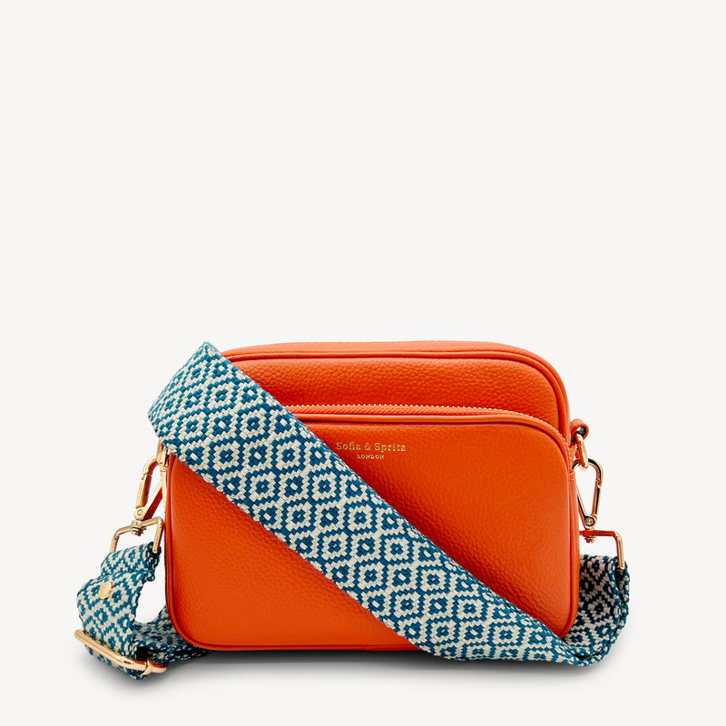 Blue & Stone Embroidered Strap