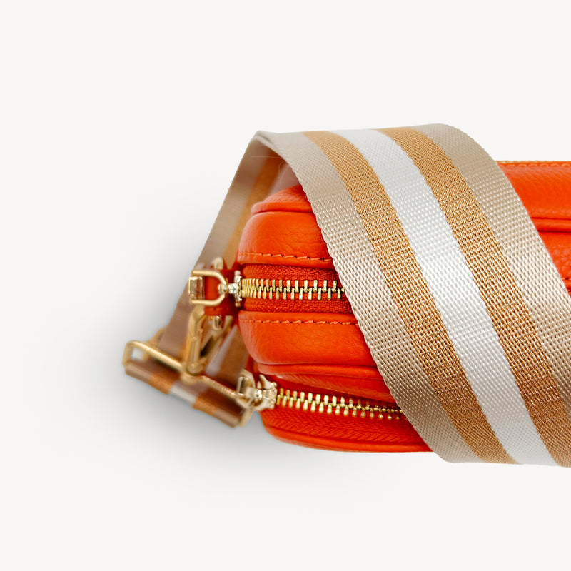 Champagne & Rose Gold Stripe Strap