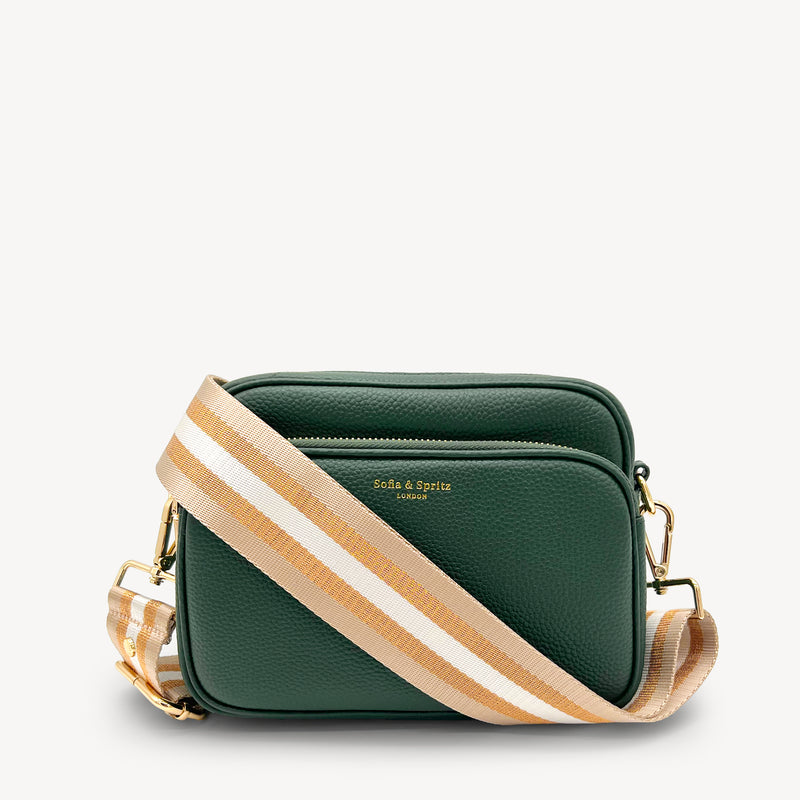 Champagne & Rose Gold Stripe Strap