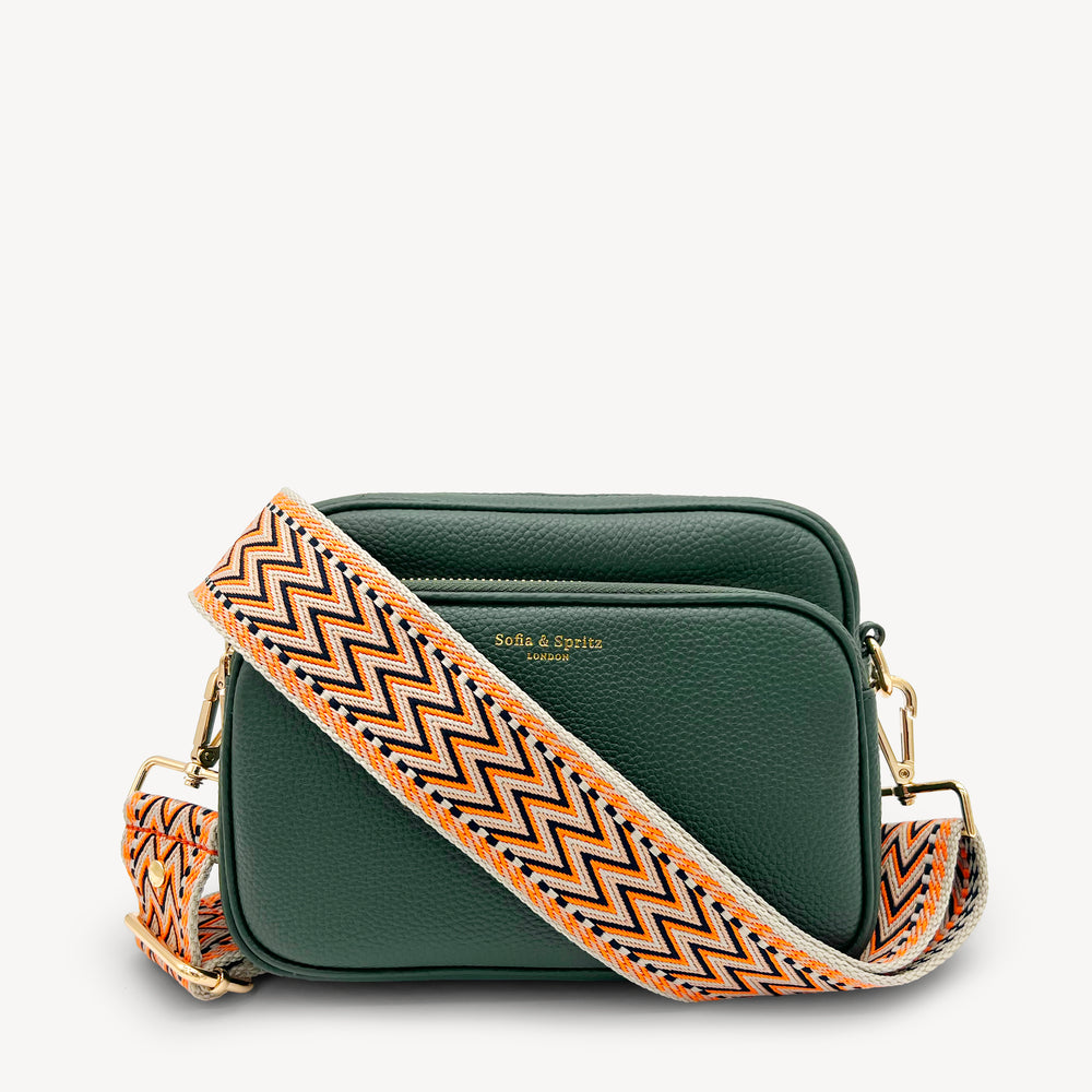 Orange, Black & Stone Aztec Strap thumbnail-image-31