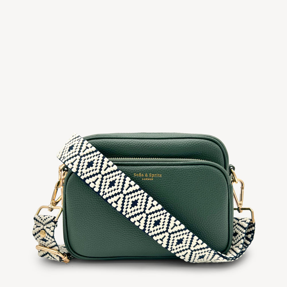 Navy & White Embroidered Strap thumbnail-image-36