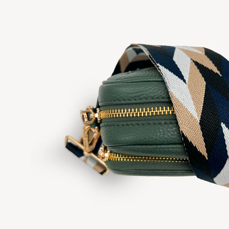 Navy & White Mosaic Strap