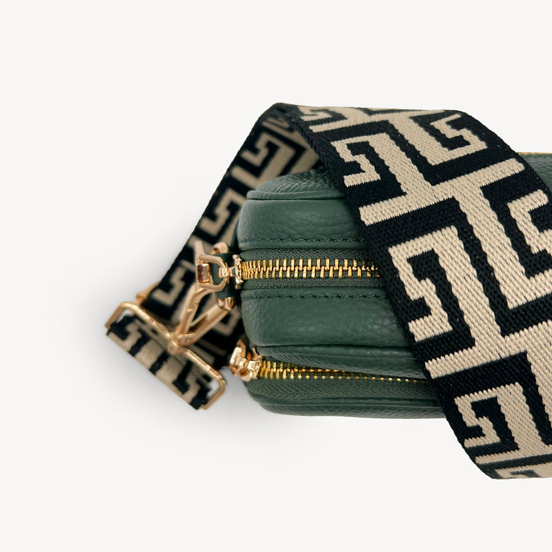 Black & Stone Greek Strap