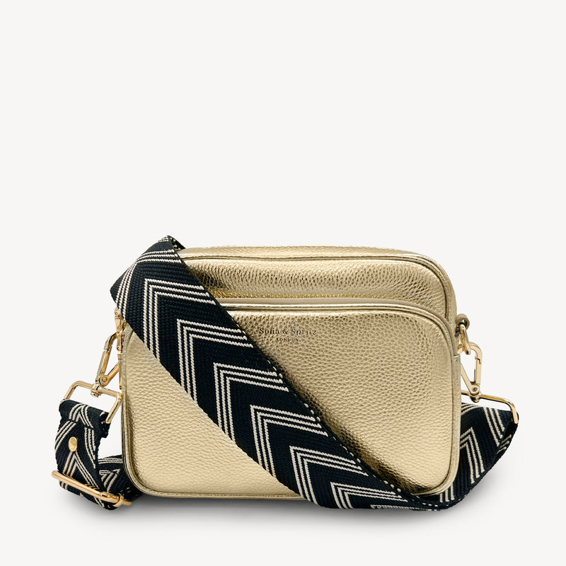 Black & Stone Arrow Strap