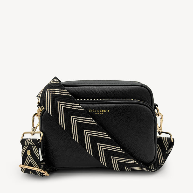 Black & Stone Arrow Strap