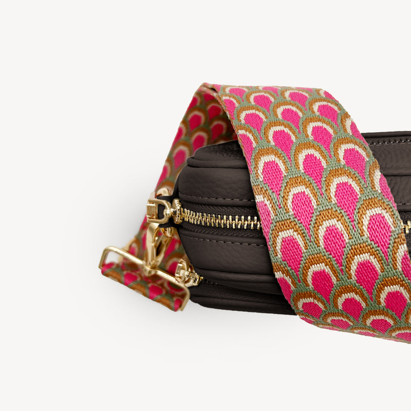 Pink Peacock Strap