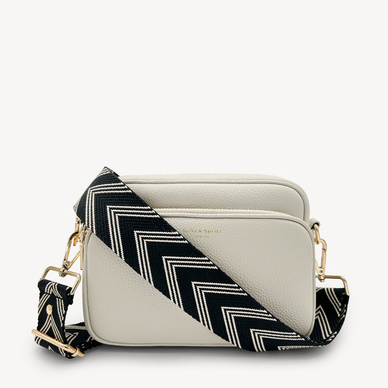 Black & Stone Arrow Strap