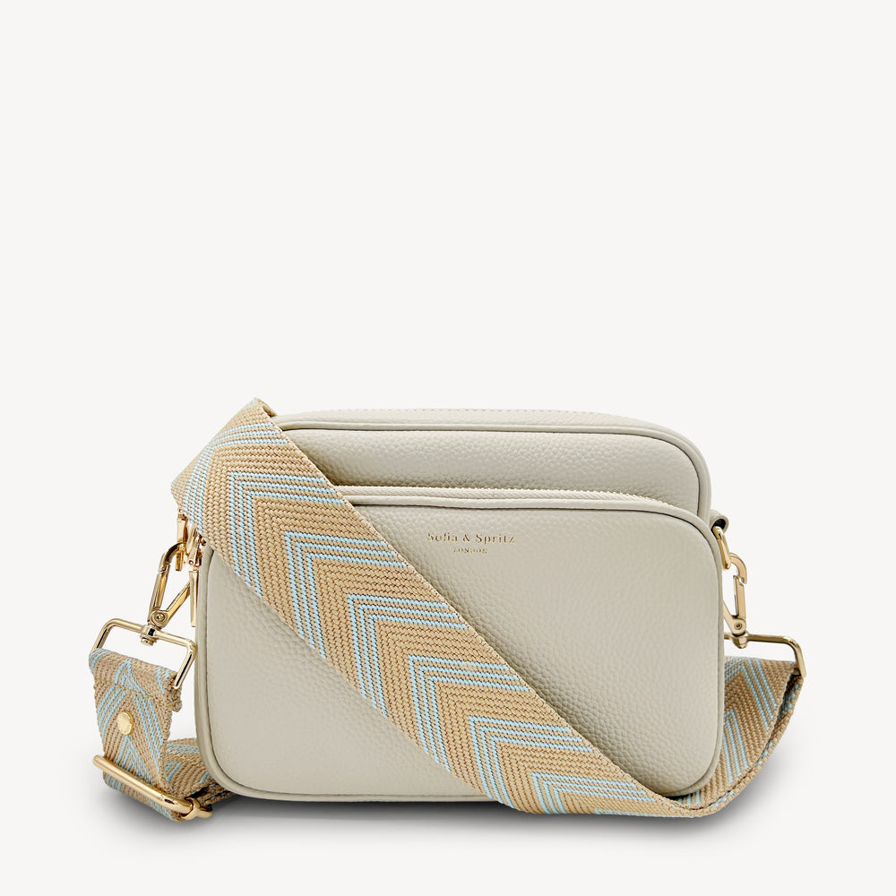 Pale Blue & Tan Arrow Strap thumbnail-image-33
