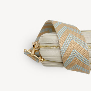 Pale Blue & Tan Arrow Strap thumbnail-image-34