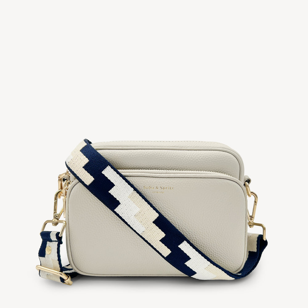 Navy, Stone & Tan Puzzle Strap thumbnail-image-42