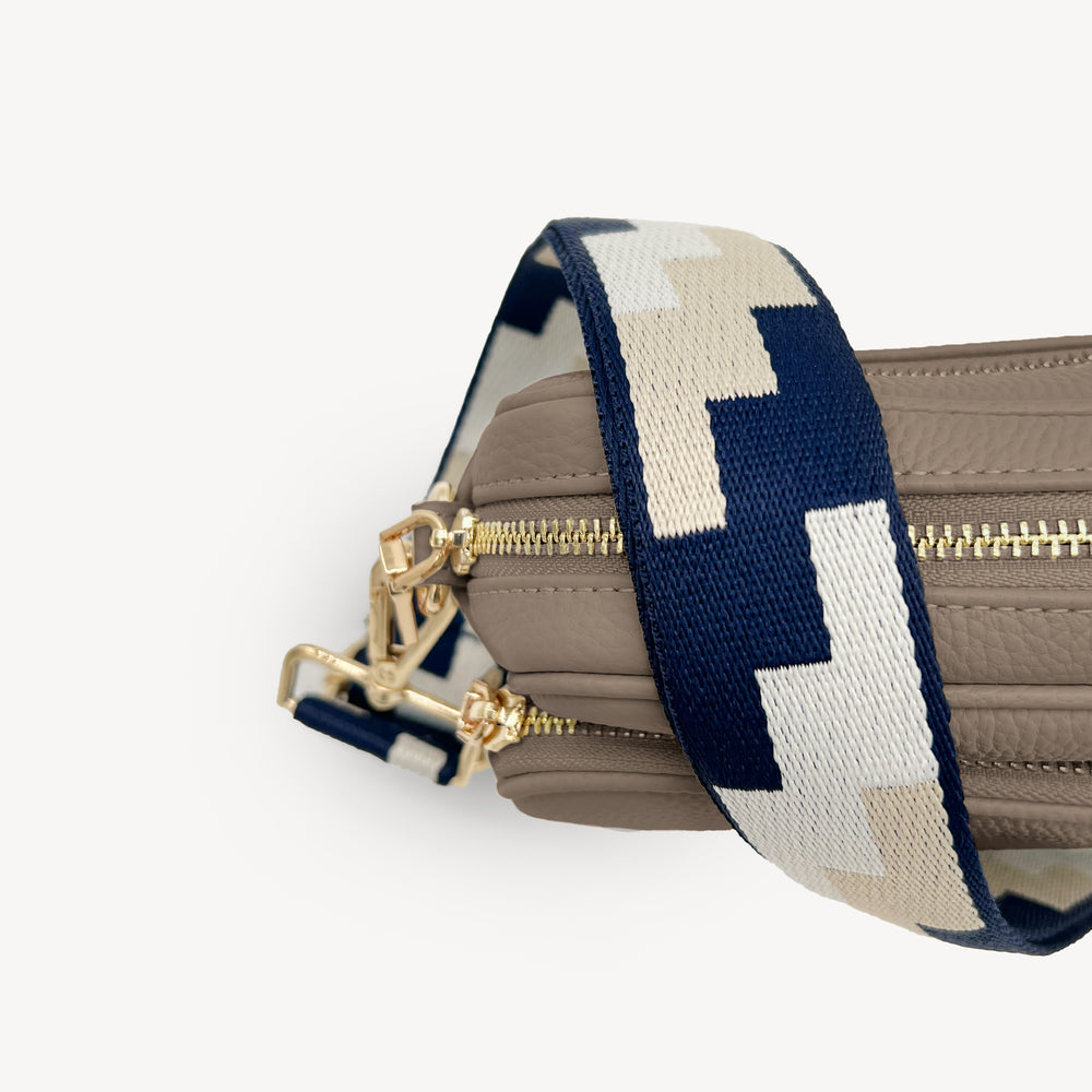 Navy, Stone & Tan Puzzle Strap thumbnail-image-29