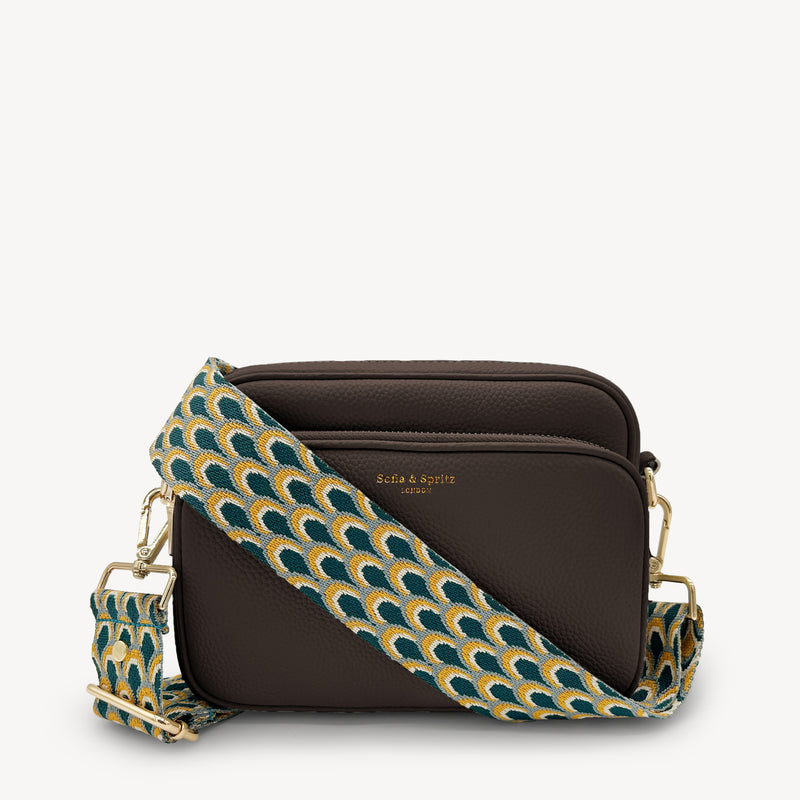 Teal Peacock Strap
