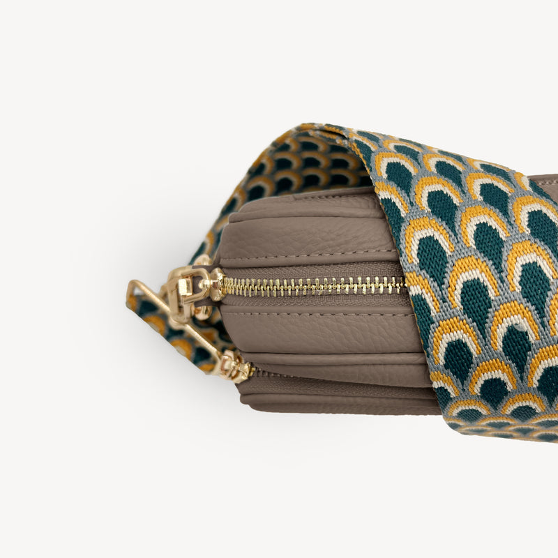 Teal Peacock Strap