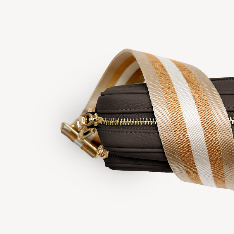 Champagne & Rose Gold Stripe Strap