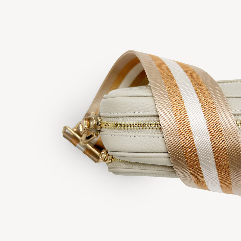 Champagne & Rose Gold Stripe Strap