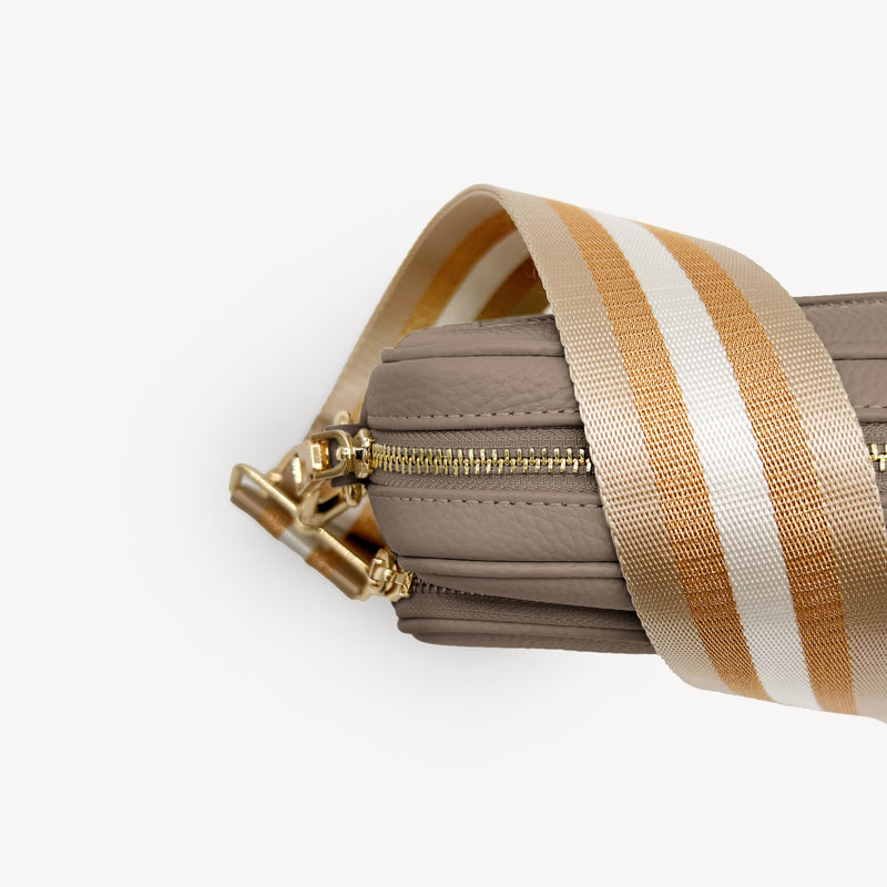 Champagne & Rose Gold Stripe Strap