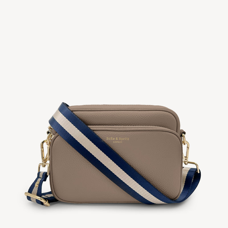 Navy & Gold Stripe Strap