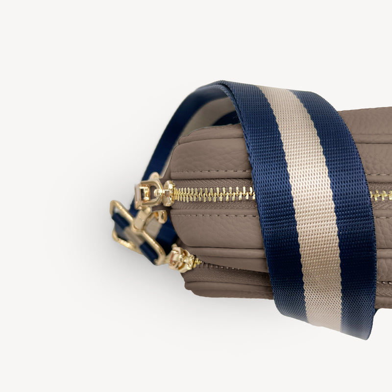 Navy & Gold Stripe Strap