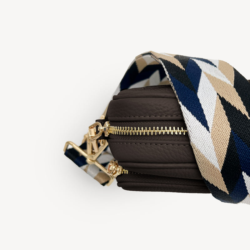 Navy & White Mosaic Strap