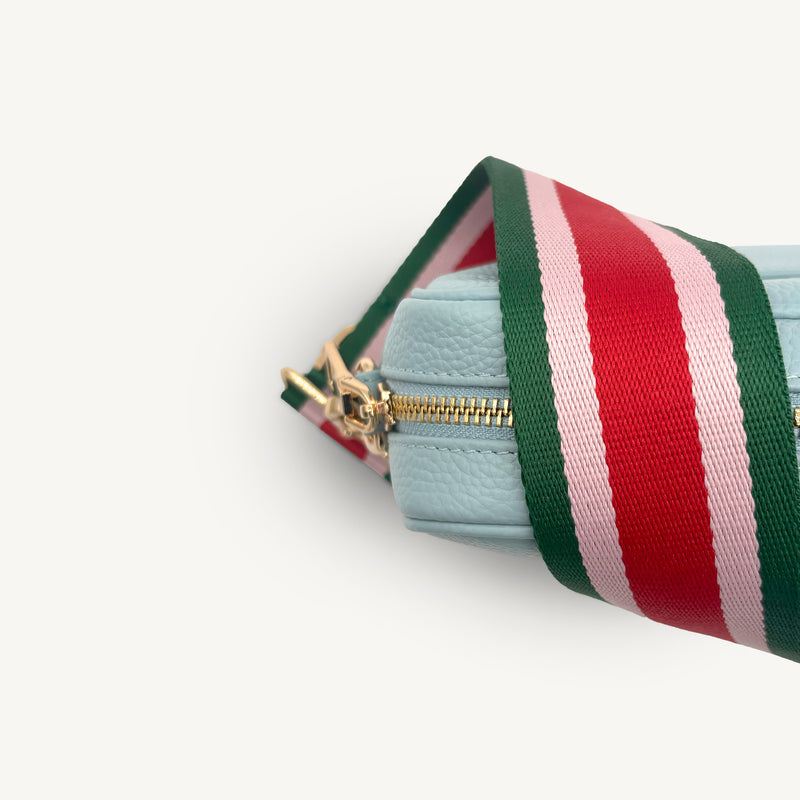 Red, Pink & Green Stripe Strap