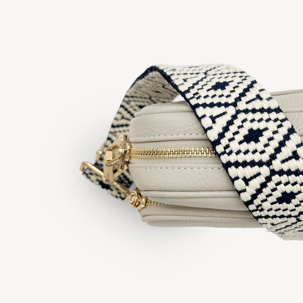 Navy & White Embroidered Strap thumbnail-image-31