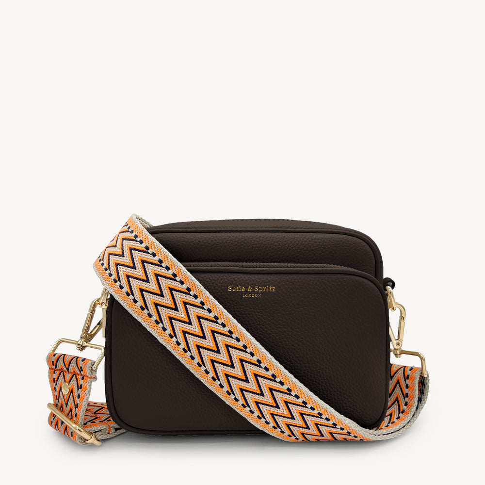 Orange, Black & Stone Aztec Strap thumbnail-image-29