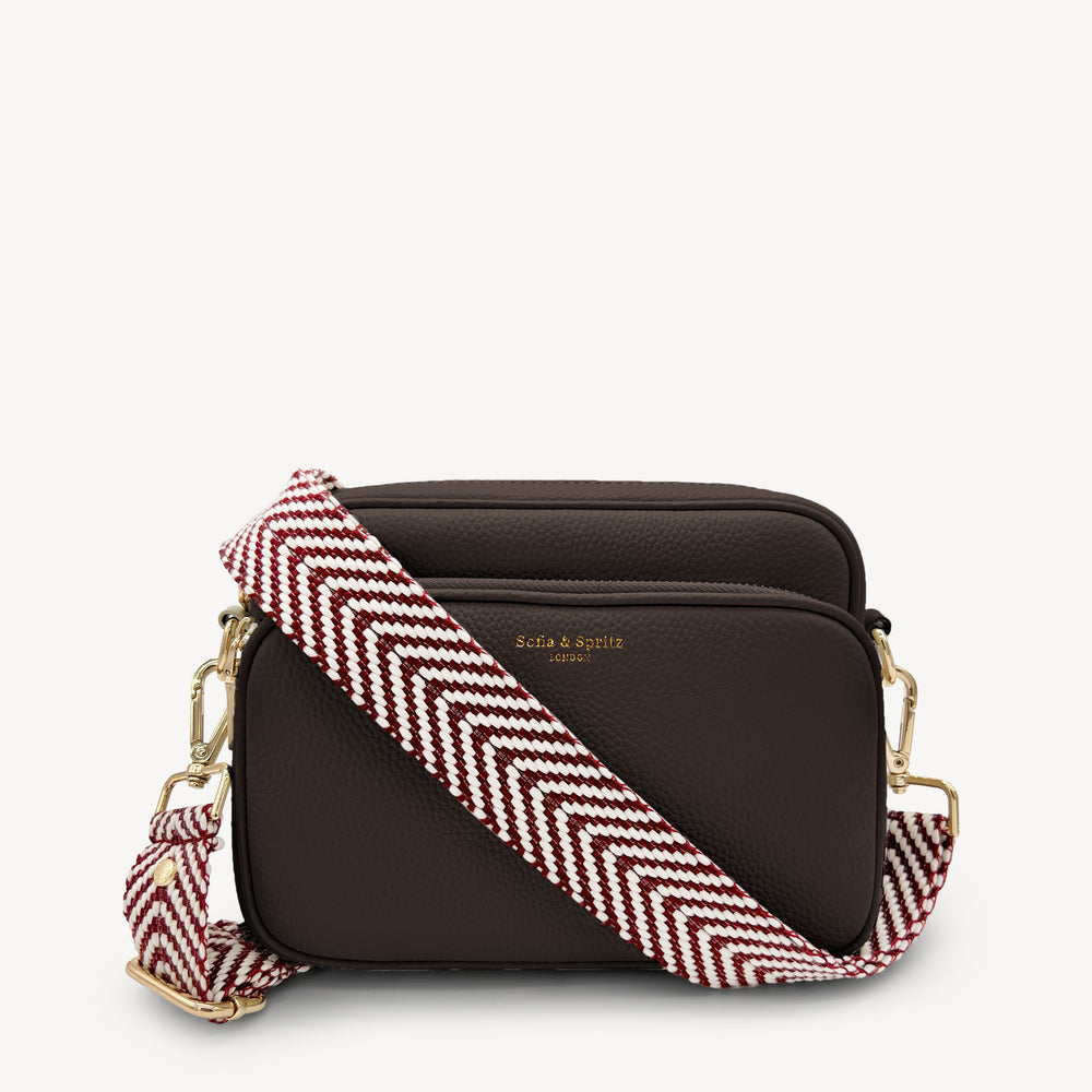 Burgundy & White Chevron Strap thumbnail-image-27