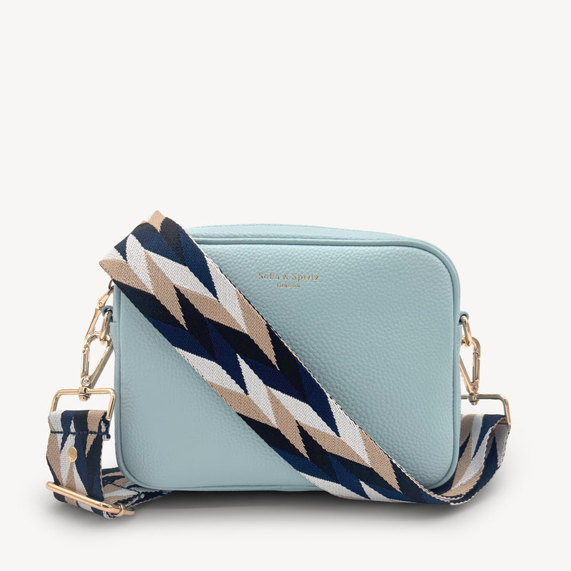 Navy & White Mosaic Strap