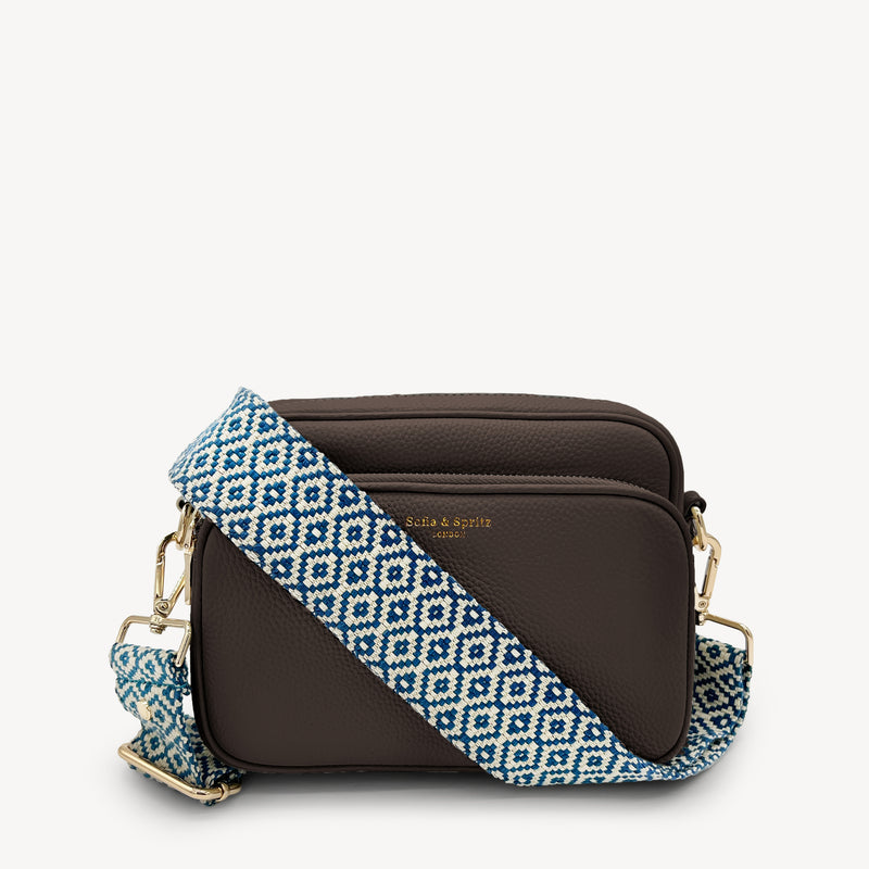 Blue & Stone Embroidered Strap