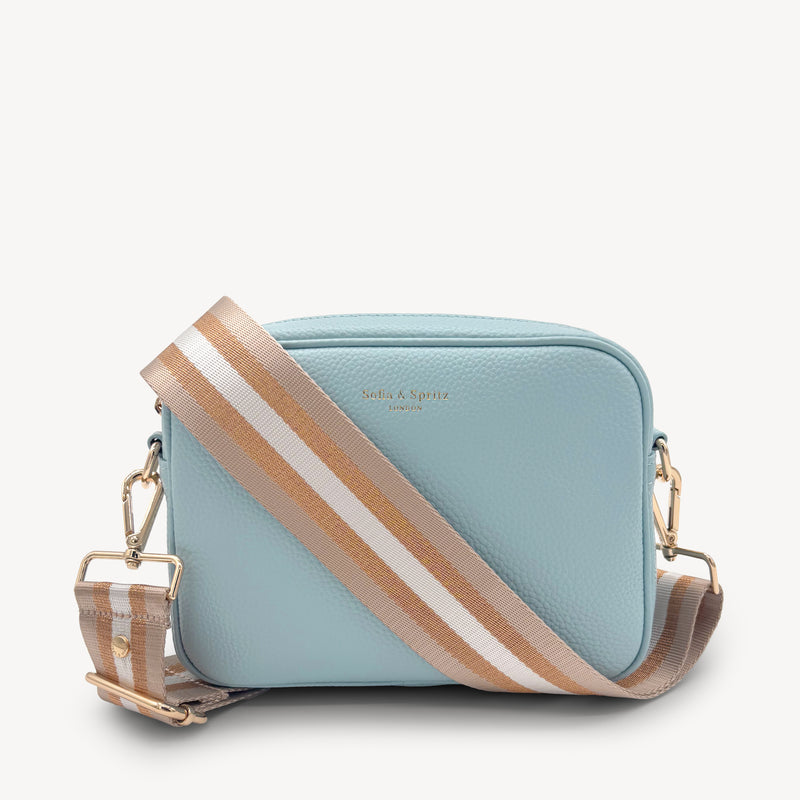 Champagne & Rose Gold Stripe Strap