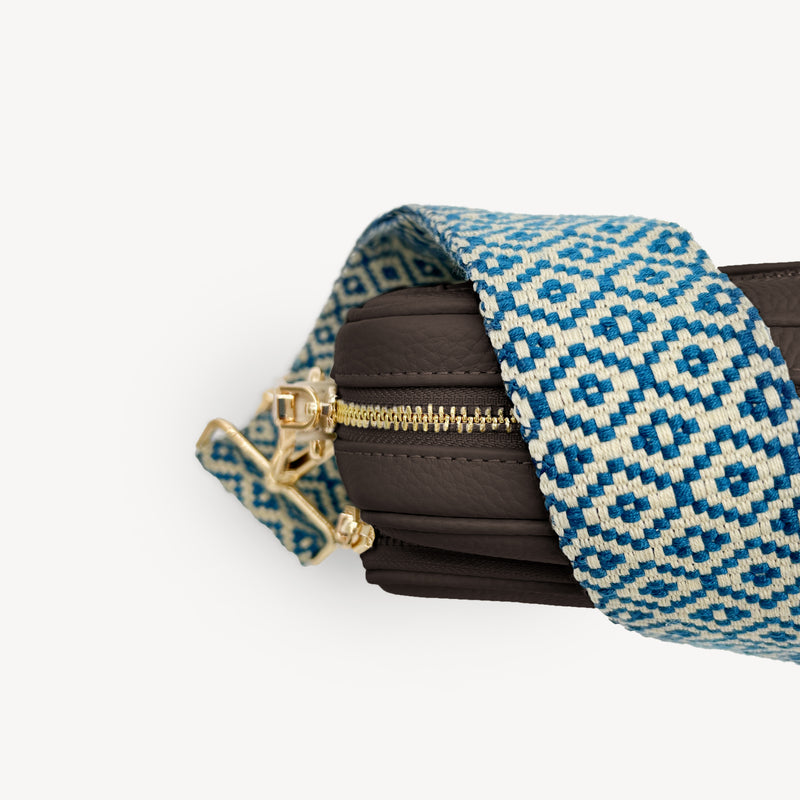 Blue & Stone Embroidered Strap