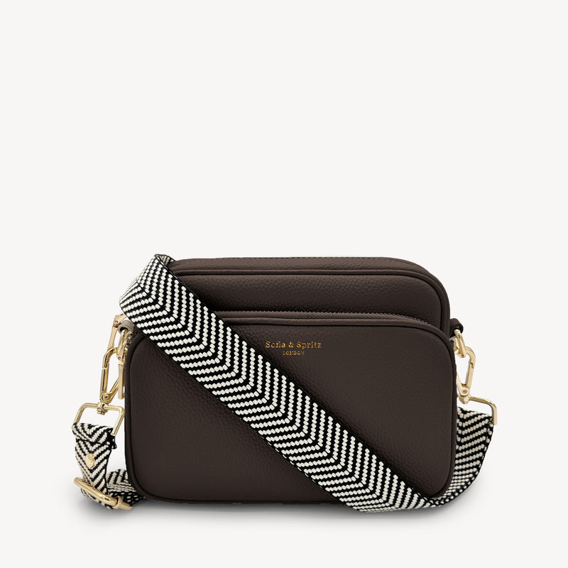 Black & White Chevron Strap