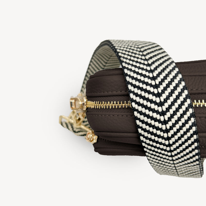 Black & White Chevron Strap