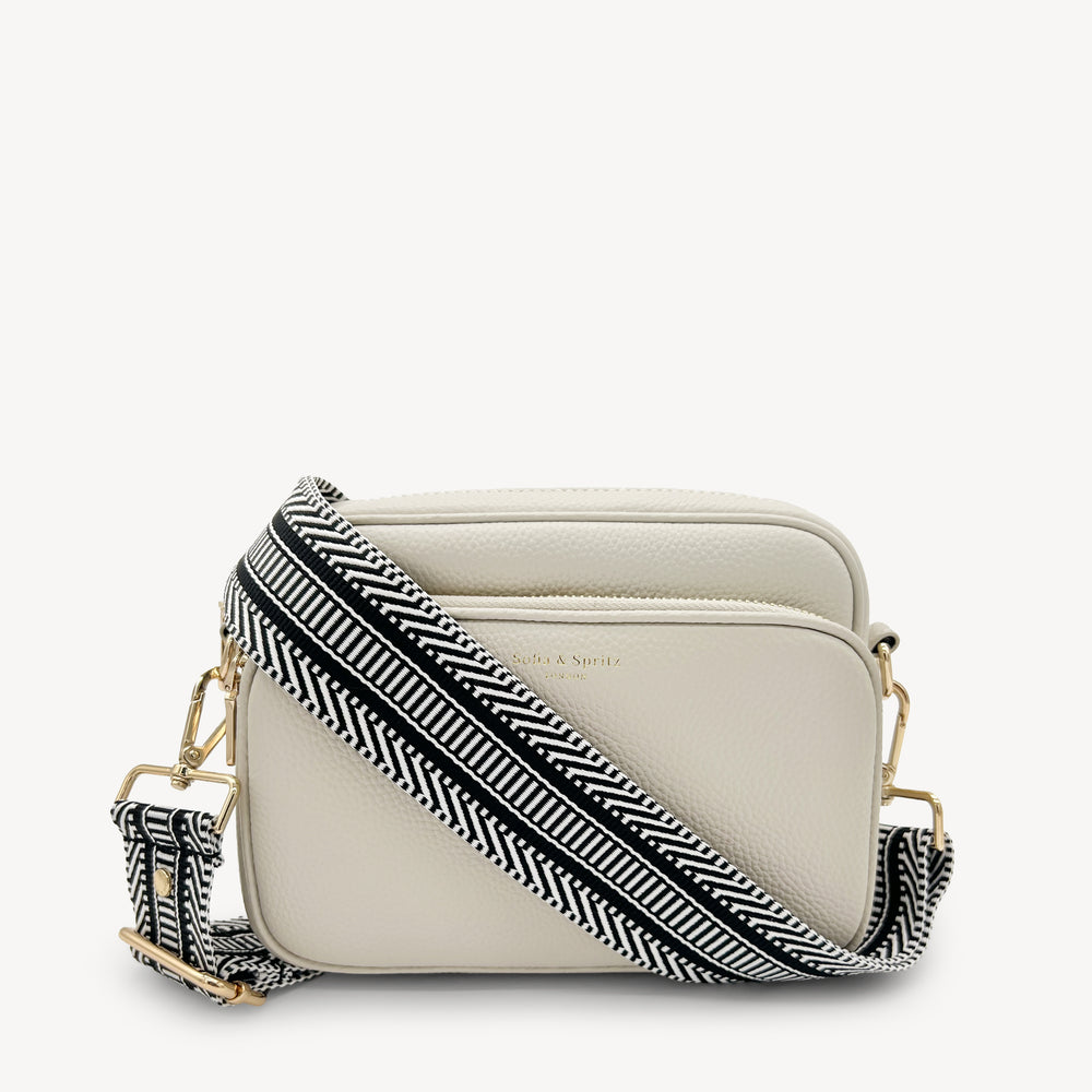 Black & White Stripe Aztec Strap thumbnail-image-41