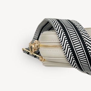 Black & White Stripe Aztec Strap thumbnail-image-42