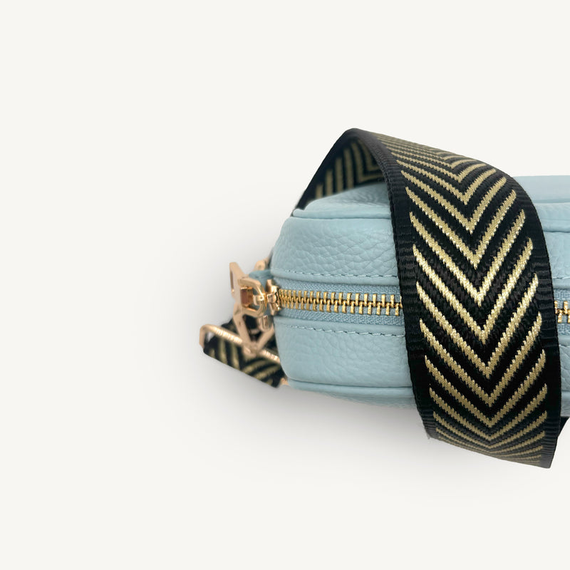 Black & Gold Chevron Strap