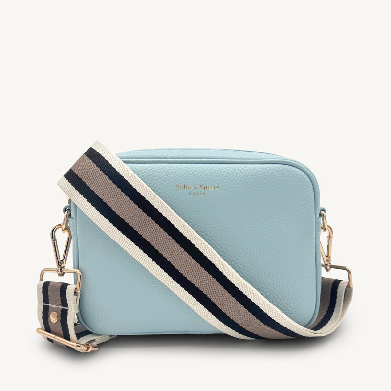 Black, Stone & Tan Stripe Strap