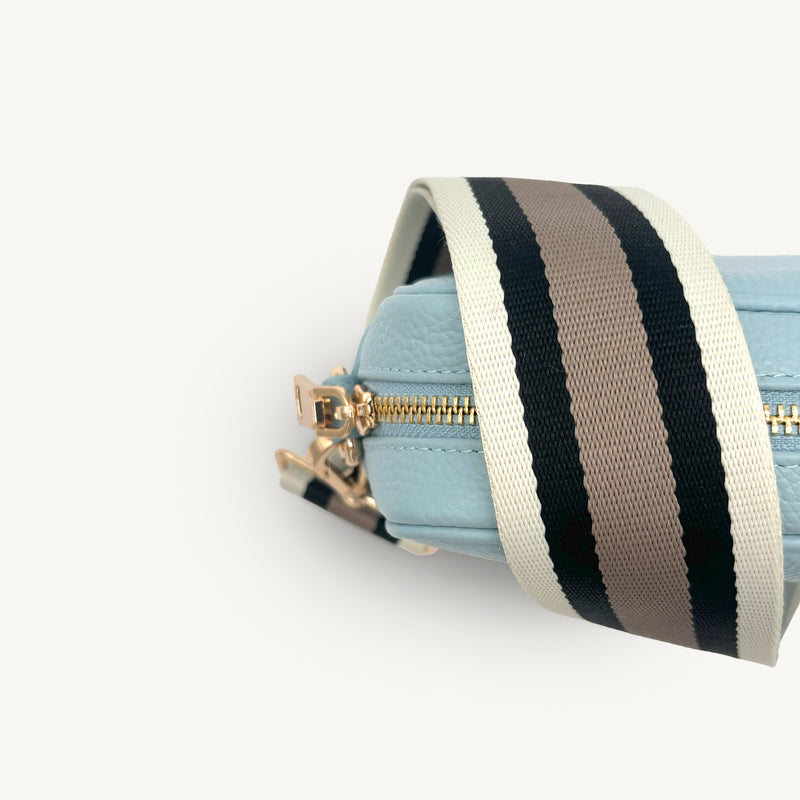 Black, Stone & Tan Stripe Strap